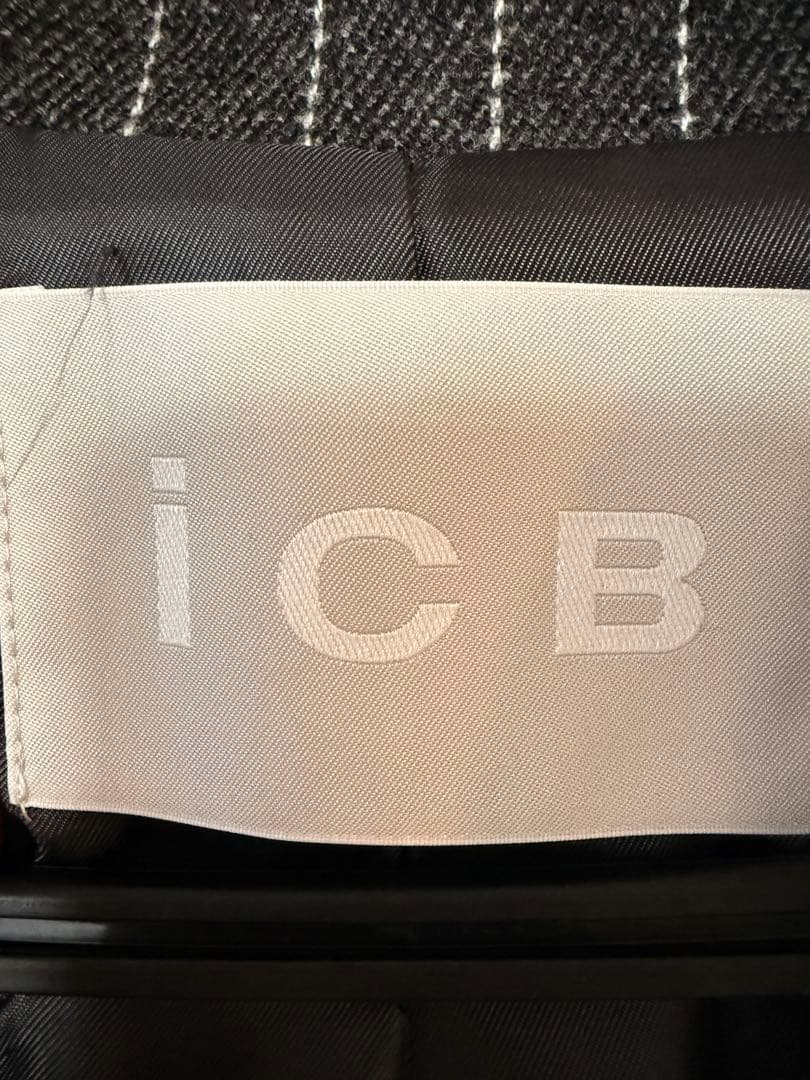 最終　iCB ストライプ テーラードジャケット　15T