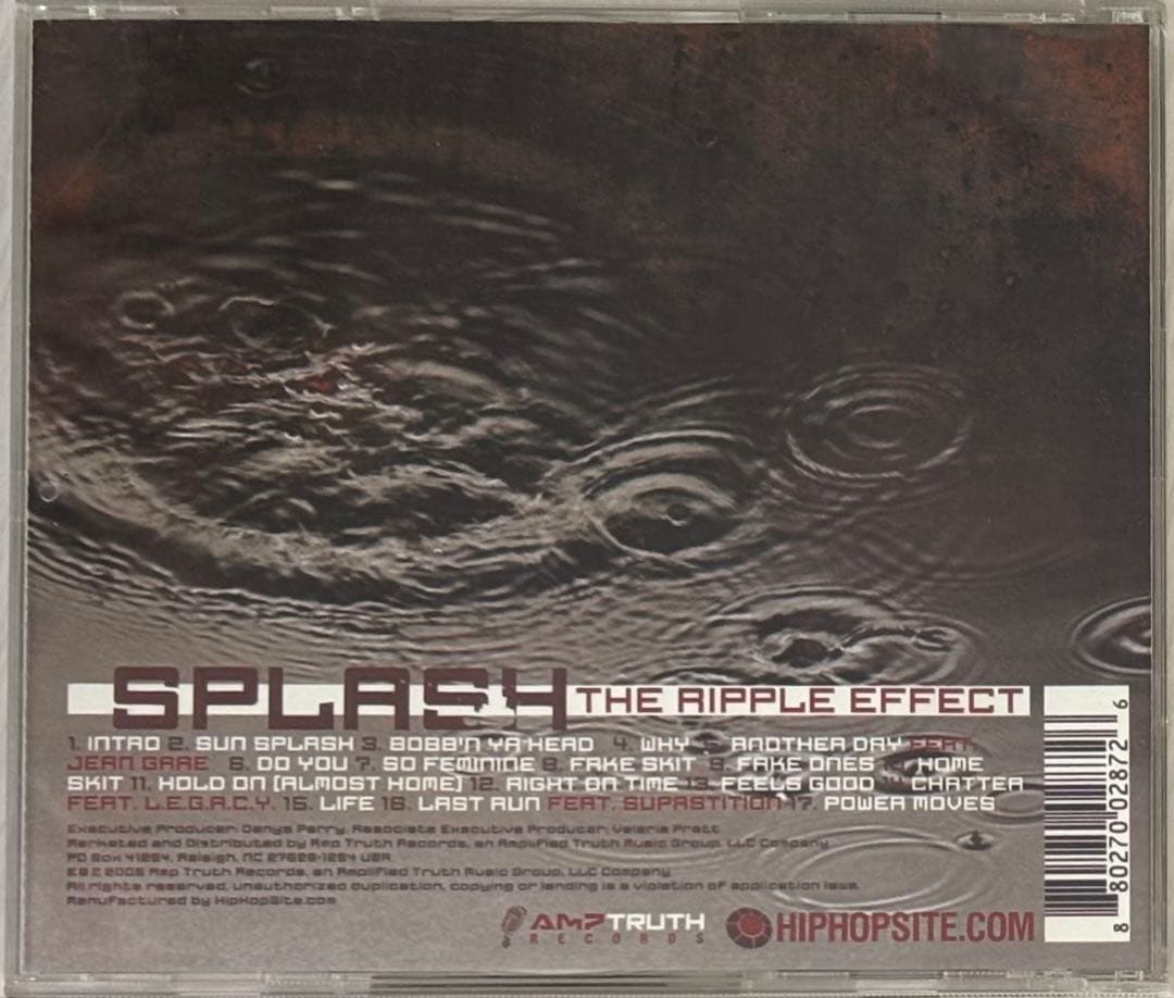 SPLASH / RIPPLE EFFECT [2CD]　9th wonder