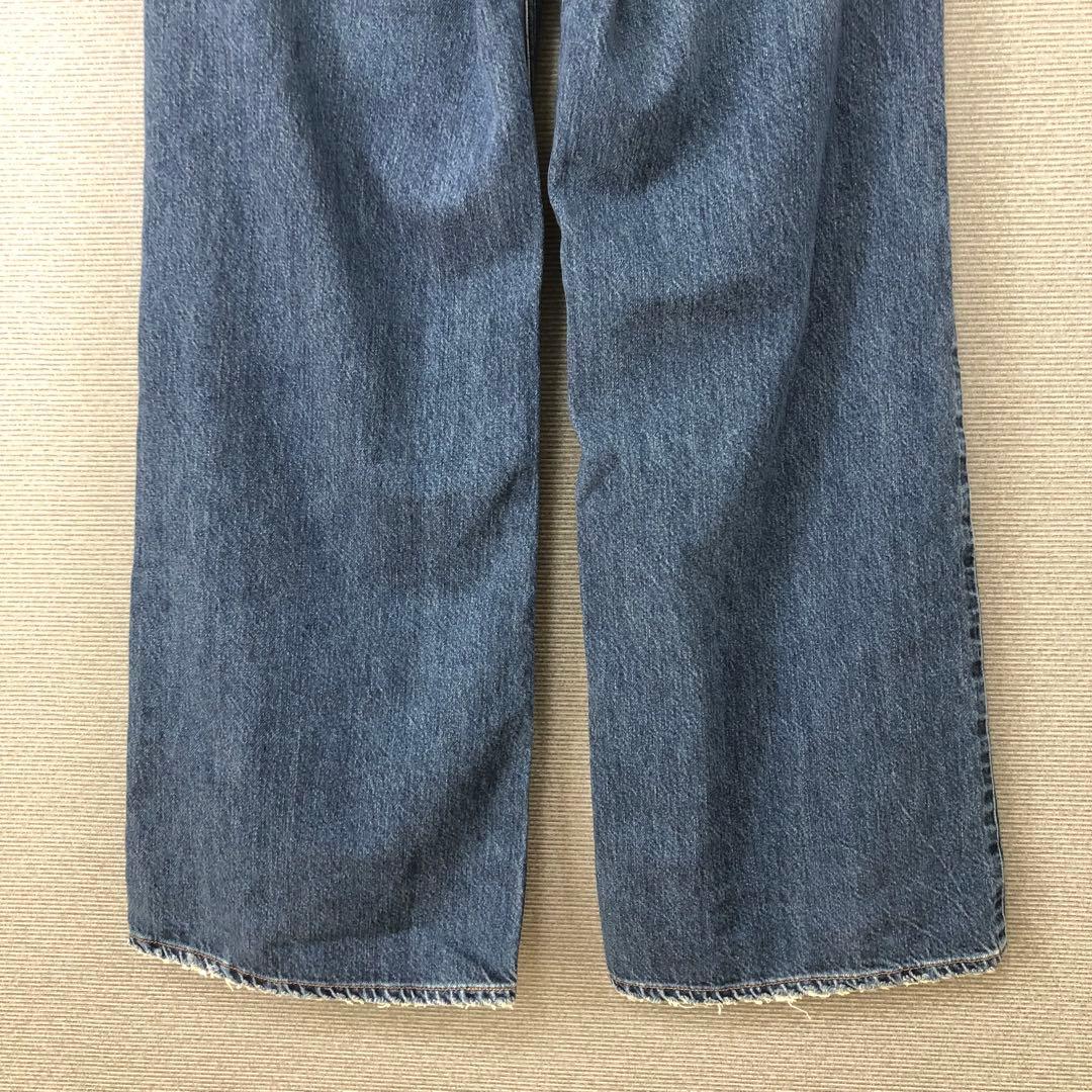 upper hights フレアデニムパンツ THE LAUREN 23 ブルー