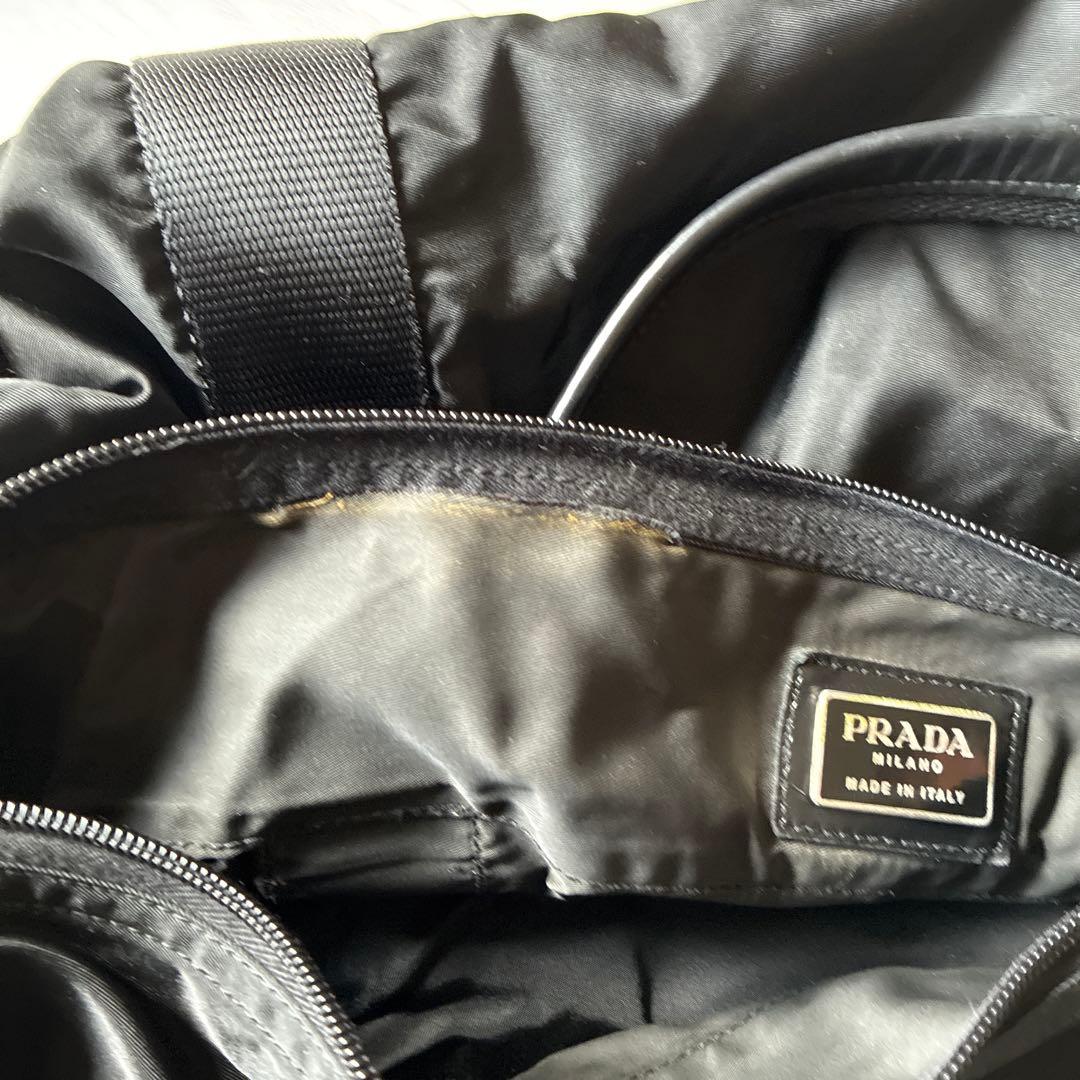 PRADA ブラック ボストンバッグ