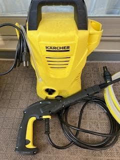 家庭用高圧洗浄機KARCHER K1 X、イエロー、付属品あり