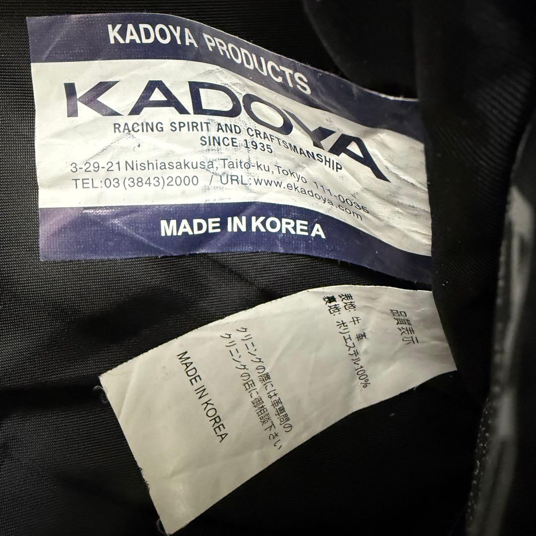 KADOYA カドヤ レザーパンツ 本革 ライダース バイク 黒