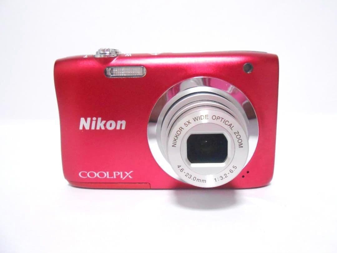 【お値下げ歓迎・美品】　ニコン　Nikon COOLPIX A100 レッド