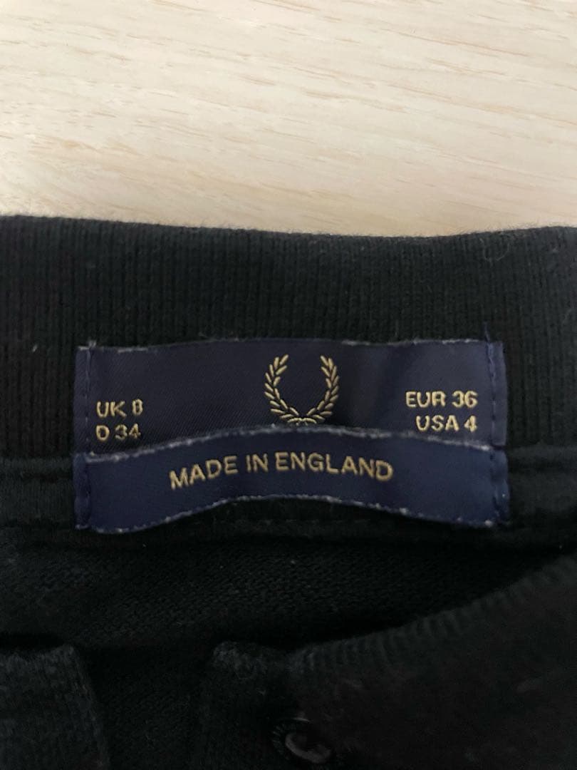 フレッドペリー Fred perry G12 ポロシャツ　黒　金