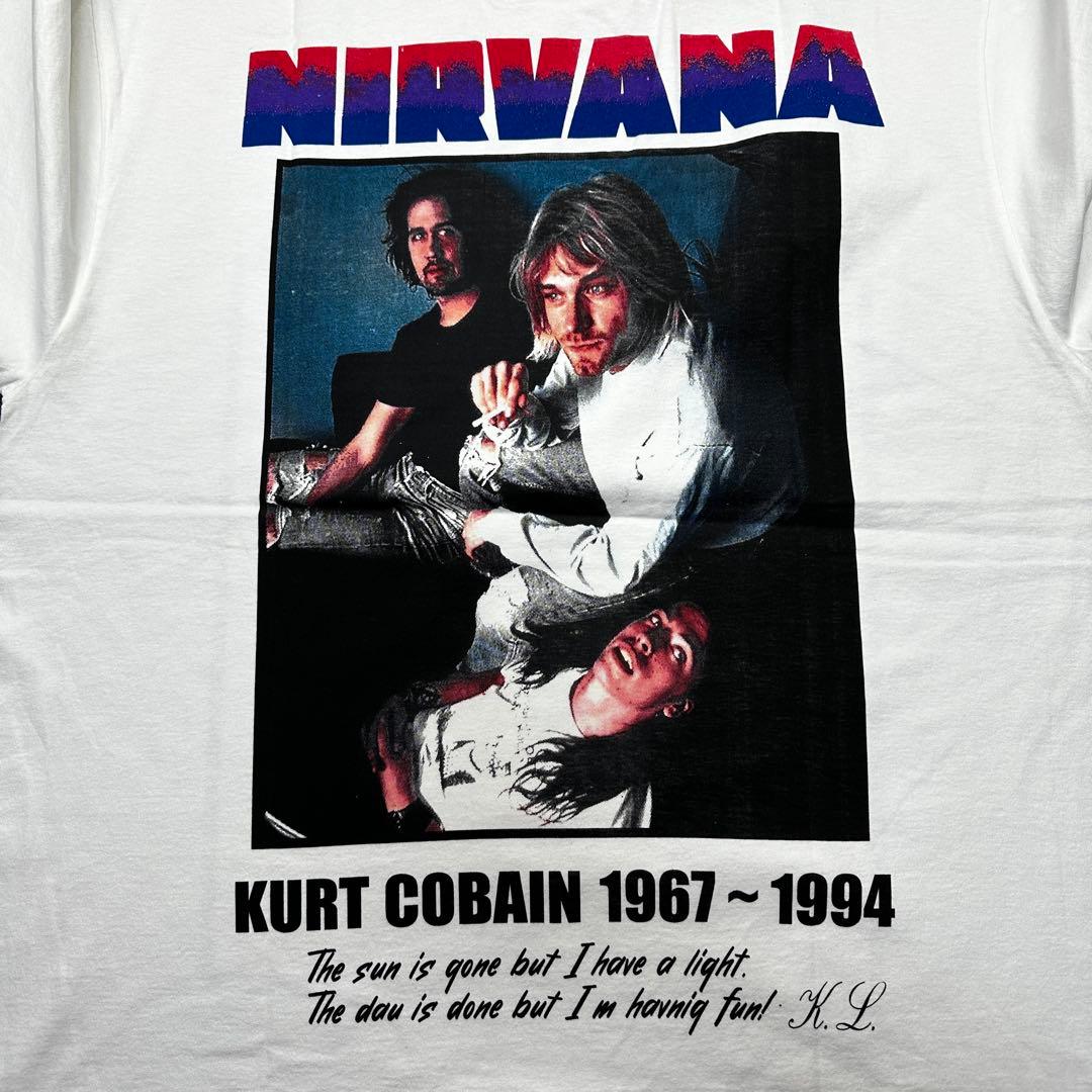 Nirvana IN UTERO WHITE  ニルヴァーナTシャツ