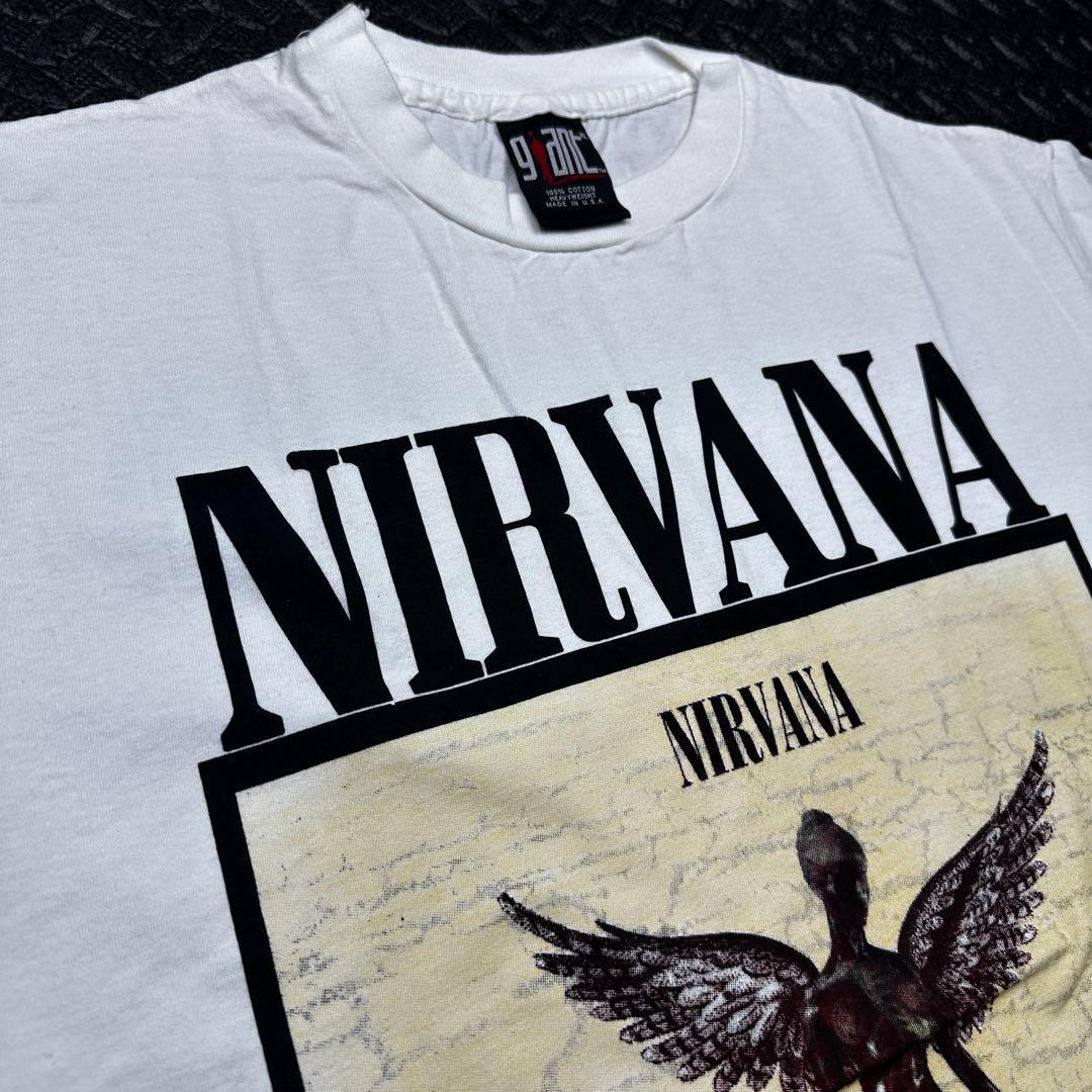 Nirvana IN UTERO WHITE  ニルヴァーナTシャツ