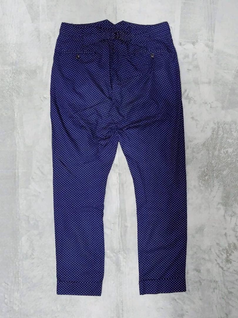 ENGINEERED GARMENTS ドット柄 タック テーパード パンツ