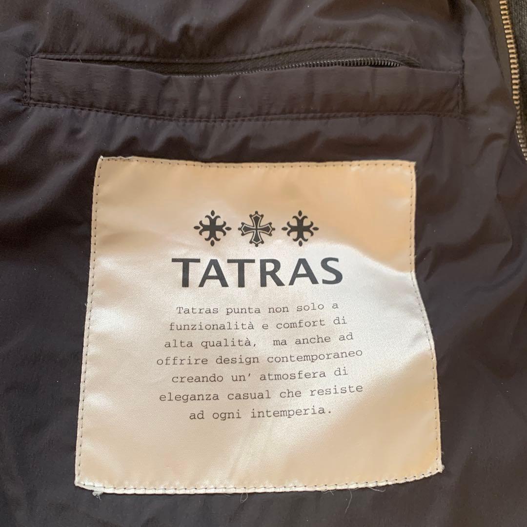 TATRAS フード付きダウンベスト グレー　サイズ03