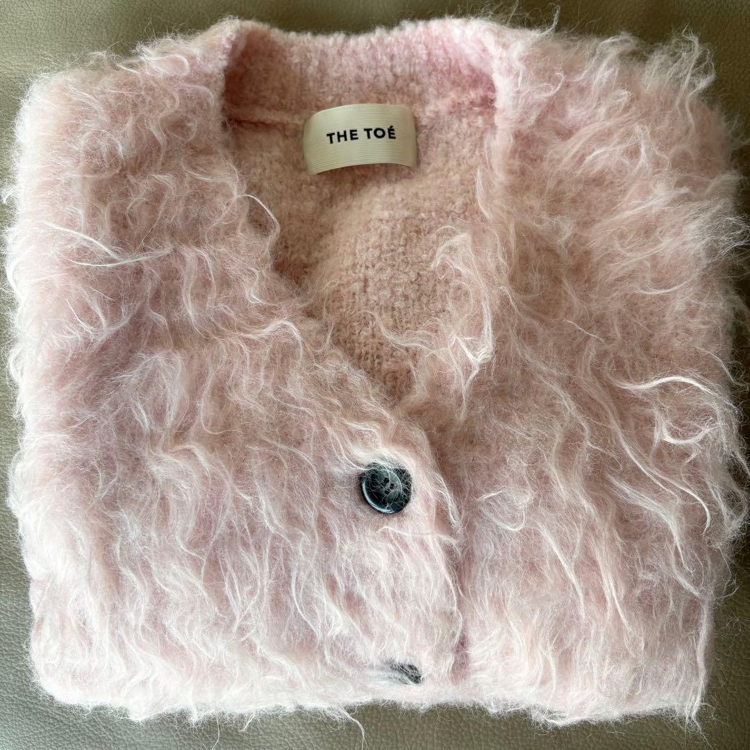 【THE TOE】シャギーカーディガン pink