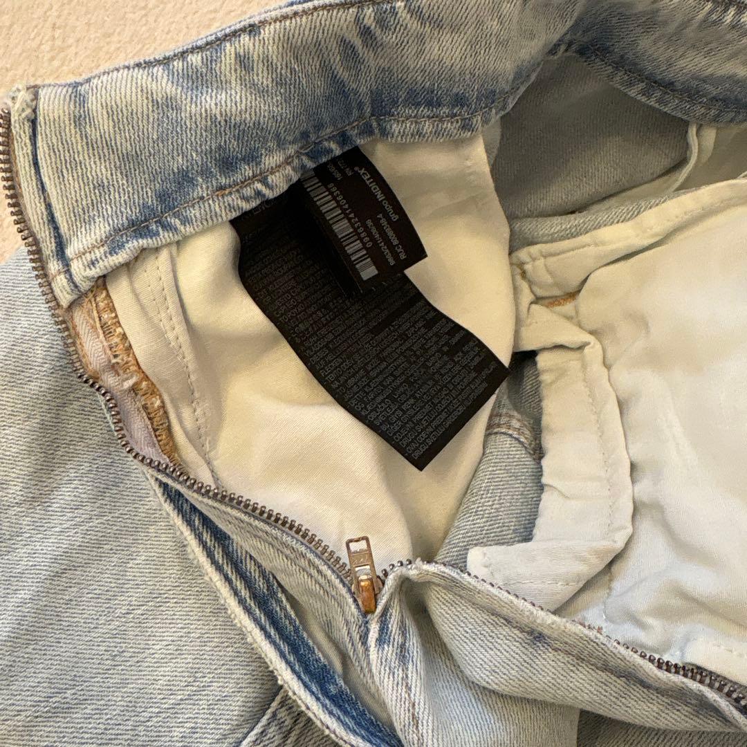 ZARA　バルーンレッグ 　ワイドデニム