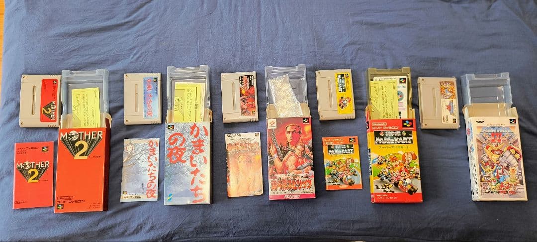 中古　スーパーファミコンソフト　13点　魂斗羅スピリッツ　マザー2