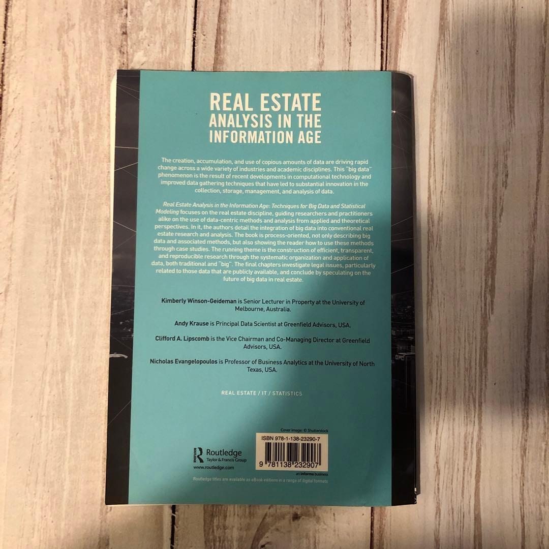 ビジネス・経済 Real Estate analysis in the information