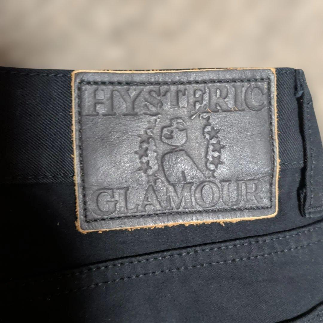 HYSTERIC GLAMOUR 黒スリムフィットパンツ