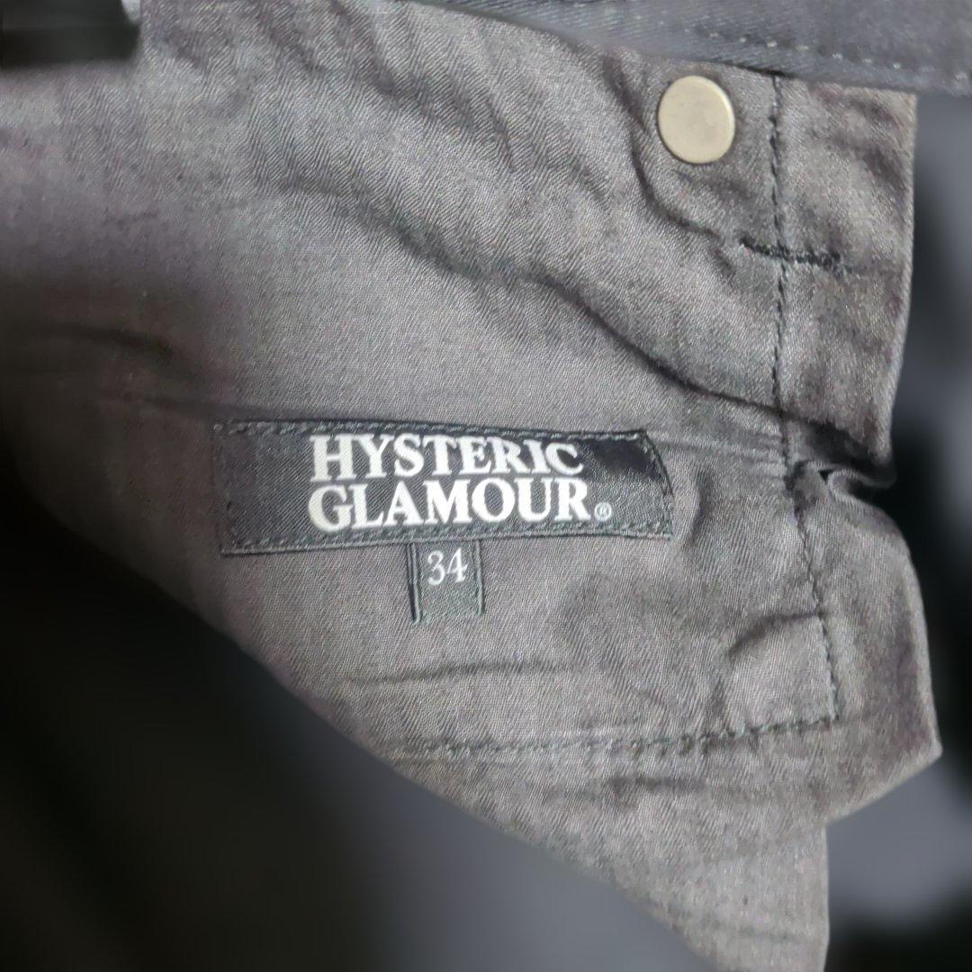 HYSTERIC GLAMOUR 黒スリムフィットパンツ