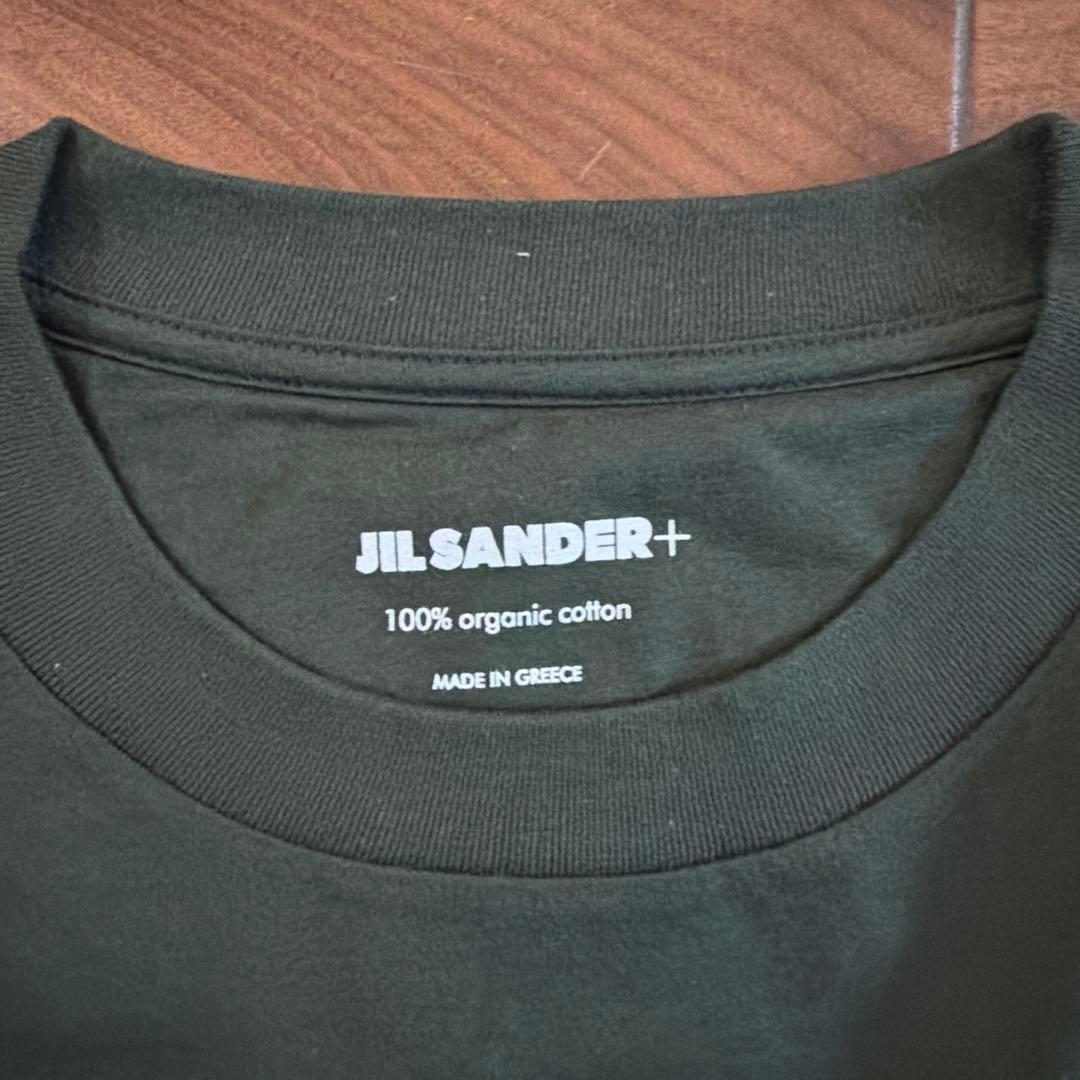 JIL SANDER+ ダークグリーン Tシャツ
