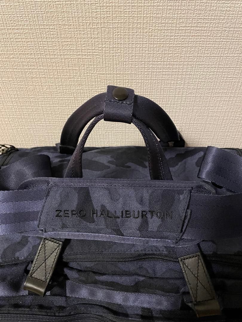 ZERO HALLIBURTON 迷彩ボストンバッグ