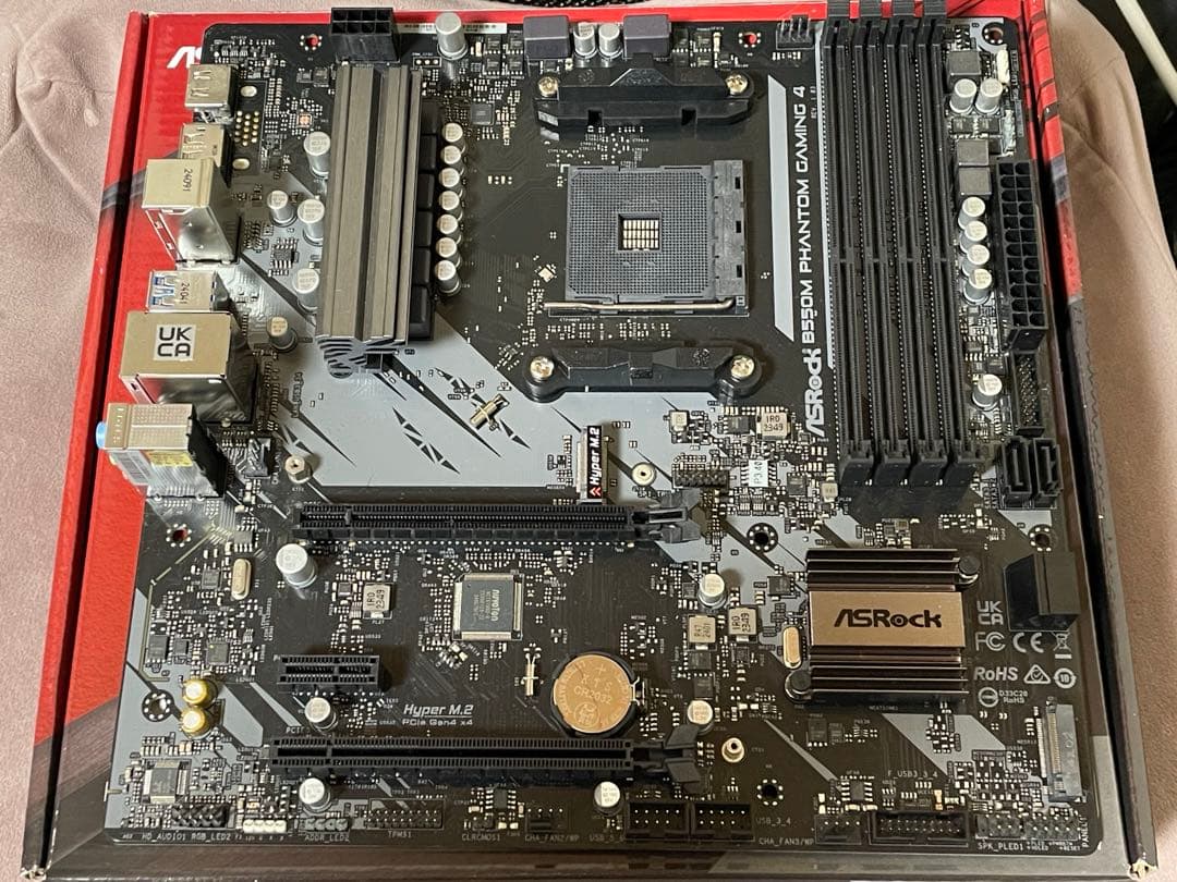 使用歴少 美品 ASRock B550M PHANTOM GAMING 4