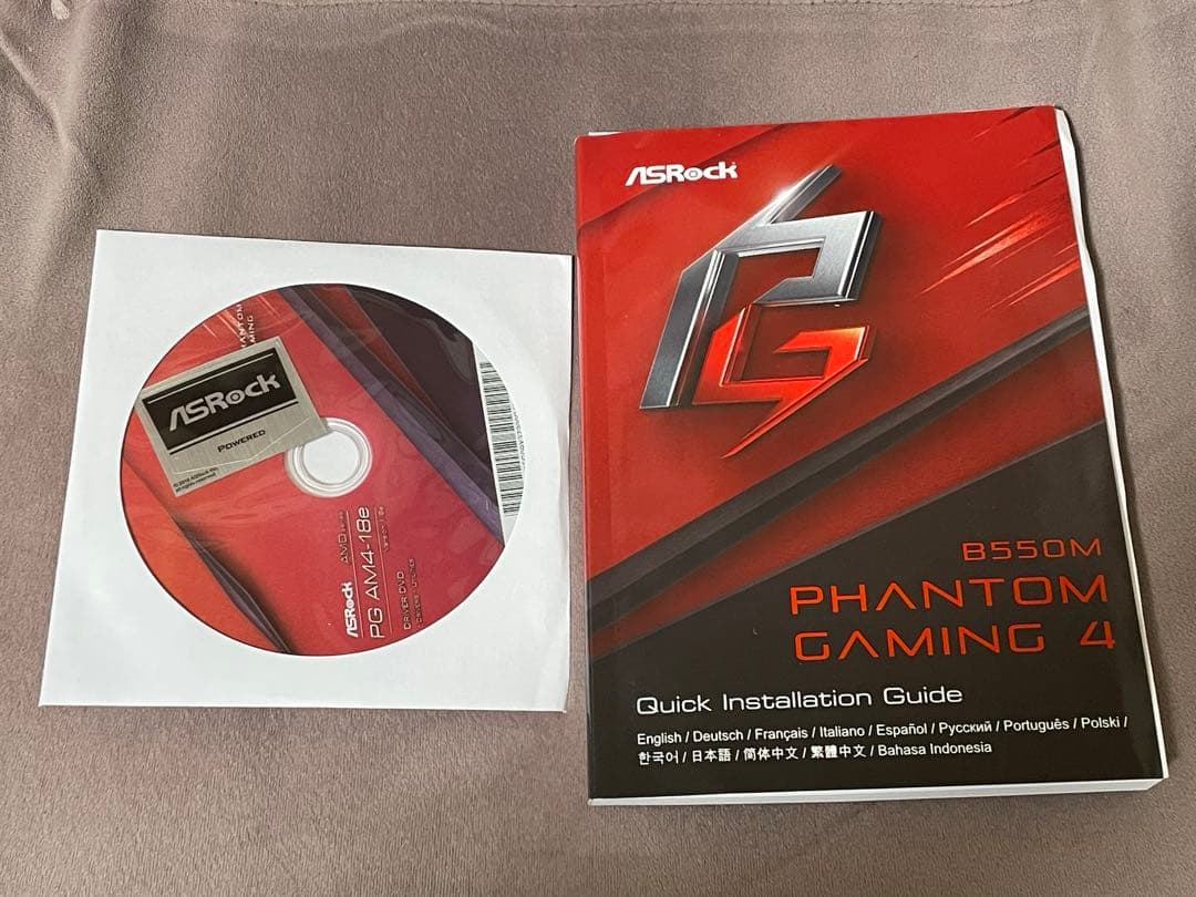 使用歴少 美品 ASRock B550M PHANTOM GAMING 4