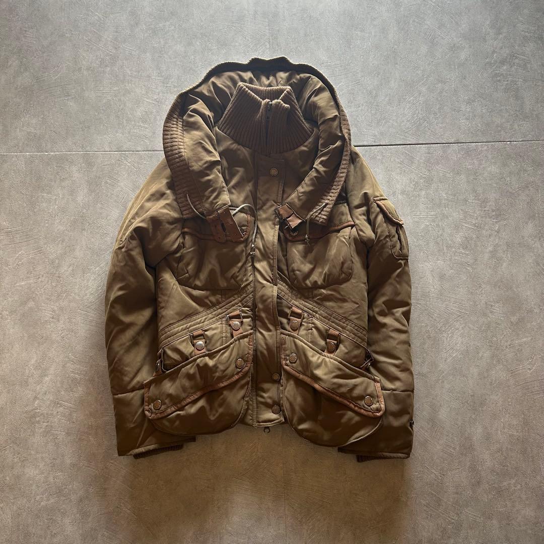 ジャケット・アウター archive grunge military jacket y2k khaki