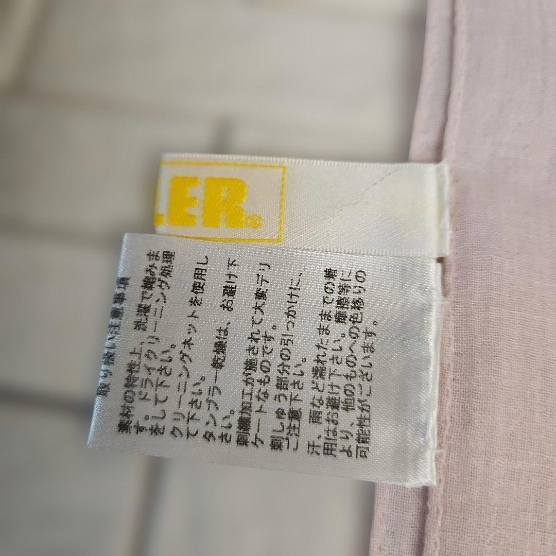 ◾フェイラー　刺繍ストール　未使用　ラベンダーピンク