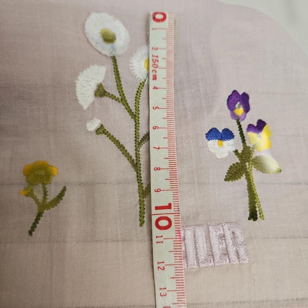 ◾フェイラー　刺繍ストール　未使用　ラベンダーピンク