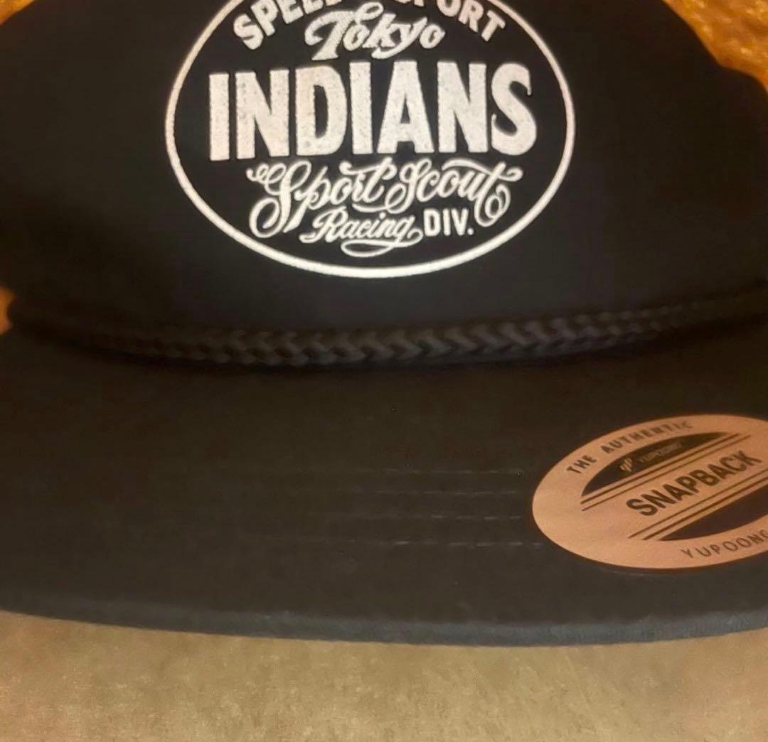 新品 Tokyo Indians MC ID-AC 05 CAP 帽子 黒✖️白