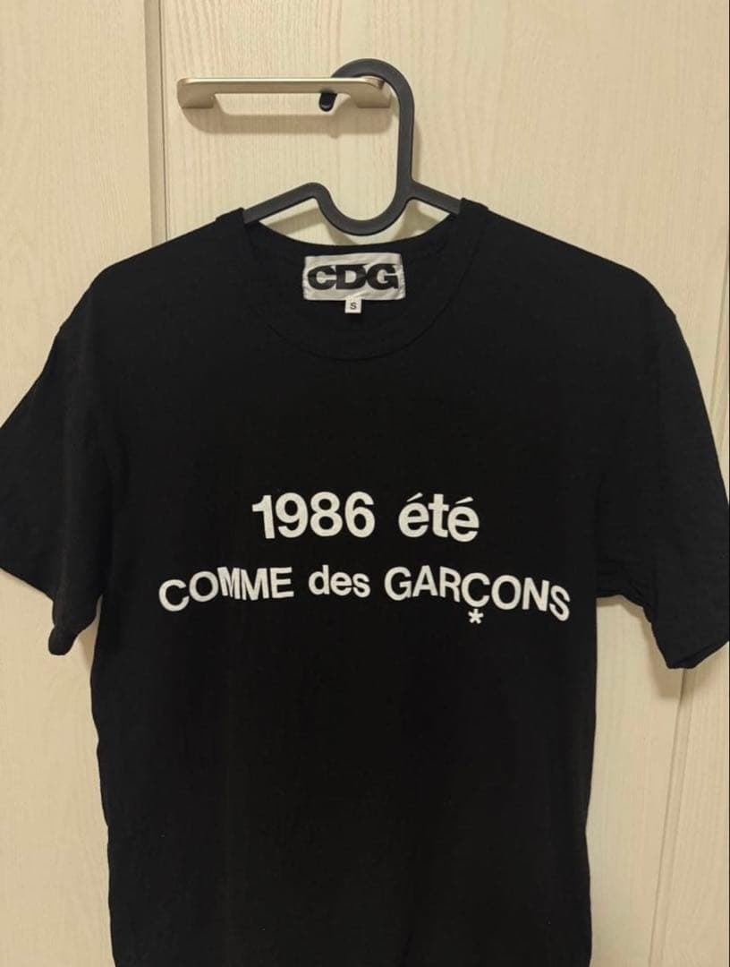 COMME des GARÇONS 1986 Tシャツ　ブラック　S