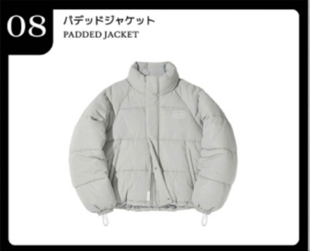 た*E様 新品レアMISAMOリスニングパーティー　パテッドジャケットアイスブル