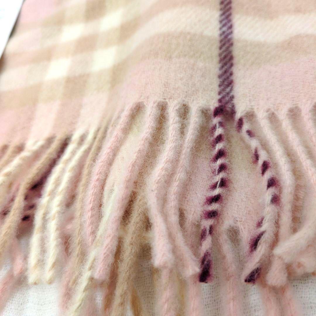 【希少・新品‼️BURBERRY LONDON バーバリー ウールひざ掛けピンク