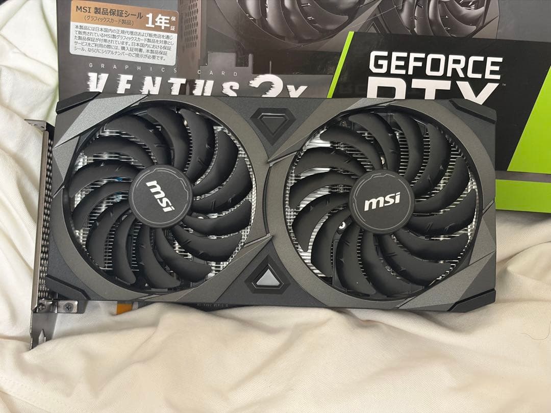 グラフィックボード・グラボ・ビデオカード RTX3050 8GB msi ventus 2x