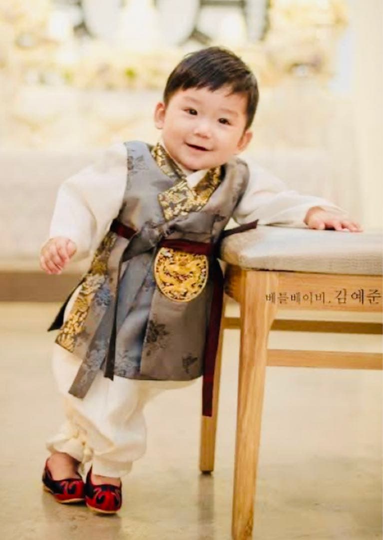 チマチョゴリ　男の子　韓国　記念撮影　ギフト　남자아동 한복 80〜90