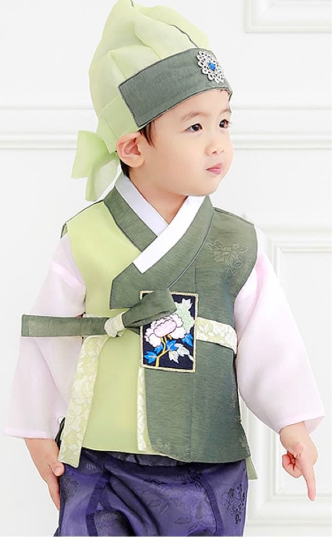 チマチョゴリ　男の子　韓国　記念撮影　ギフト　남자아동 한복 80〜90