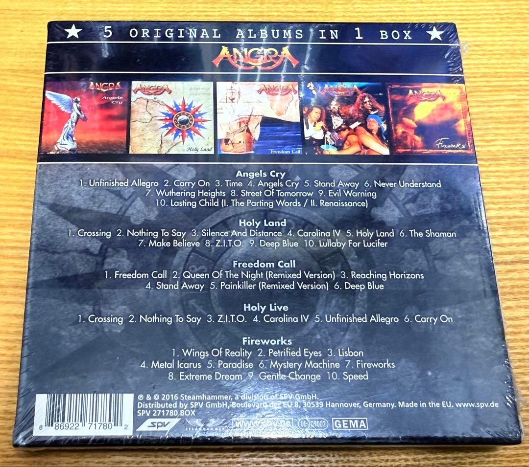 洋楽 ANGRA 5 Original Albums Box Set