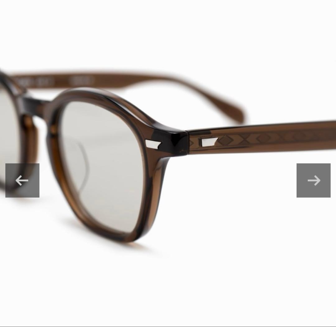 CASUeyewear Keith 143-2 サングラス ブラウン UVカット