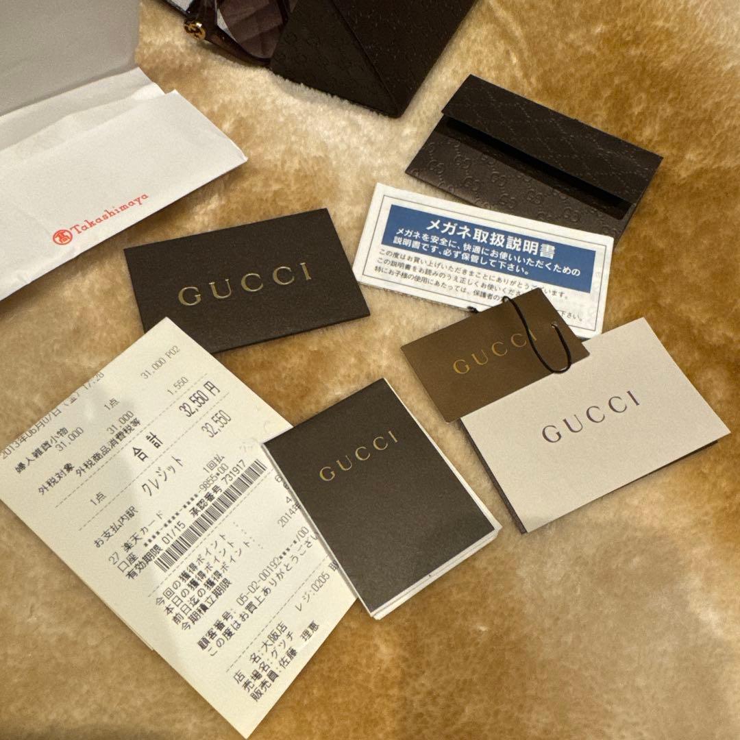 GUCCI サングラス　ラブリーハート　インターロッキング