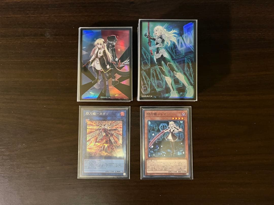 遊戯王OCG 引退品 デュエルセット スリーブ付き