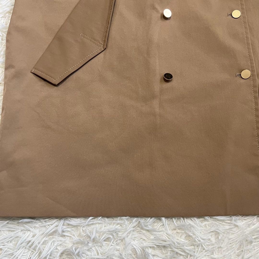 【美品】NOBLE タスランギャバ トレンチコート　金ボタン　38