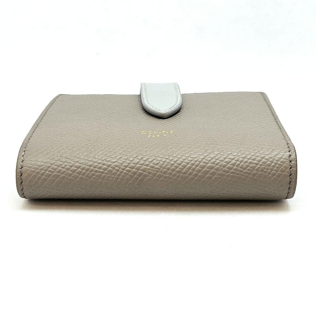 CELINE バイカラー STRAP WALLE スモール