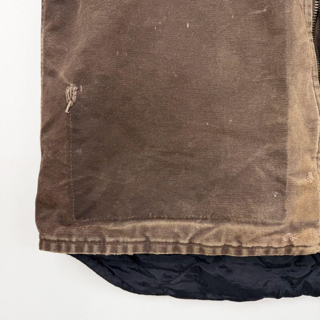 Carhartt カーハート 裏地キルティング ダック地 ベスト S105b