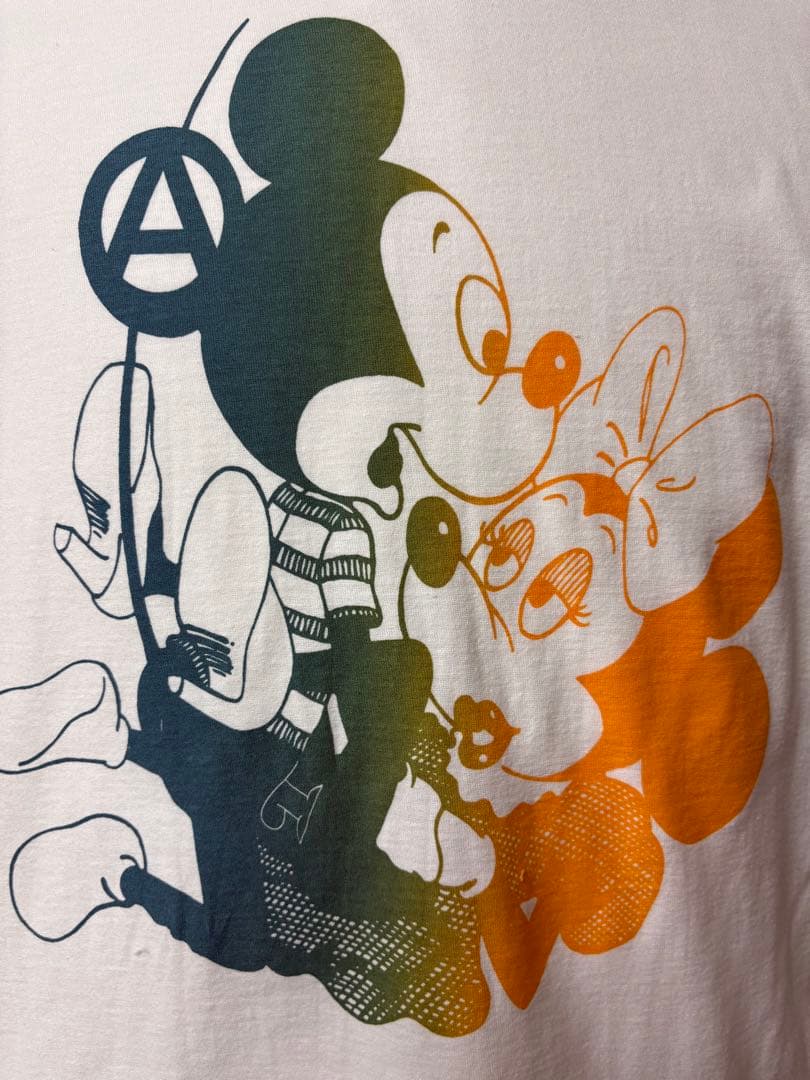 未使用 セディショナリーズ ミッキー ミニー Tシャツ XL 白 xpv