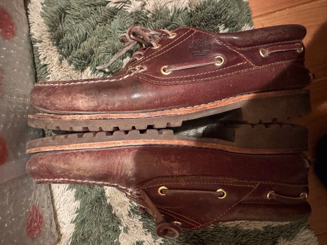 早い者勝ち！！Timberland 3eye バーガンディー