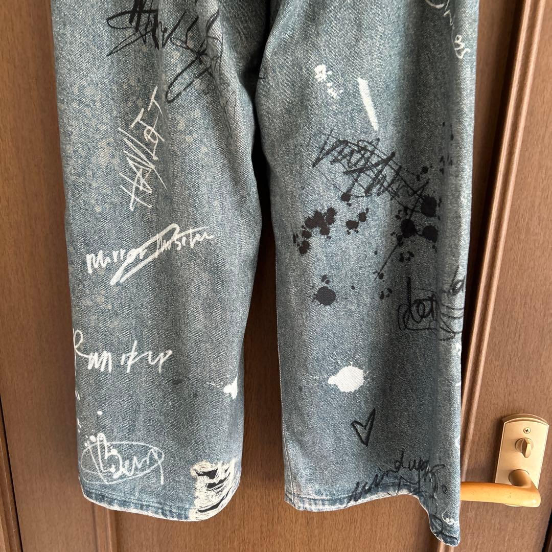 Denim Print Pants/デニムプリントパンツメゾンスペシャル