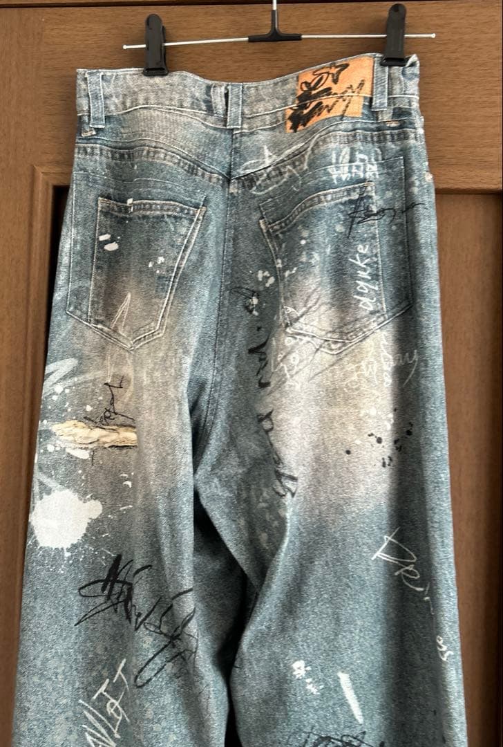 Denim Print Pants/デニムプリントパンツメゾンスペシャル