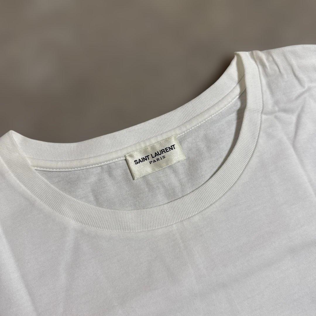SAINT LAURENT ホワイト Tシャツ　S