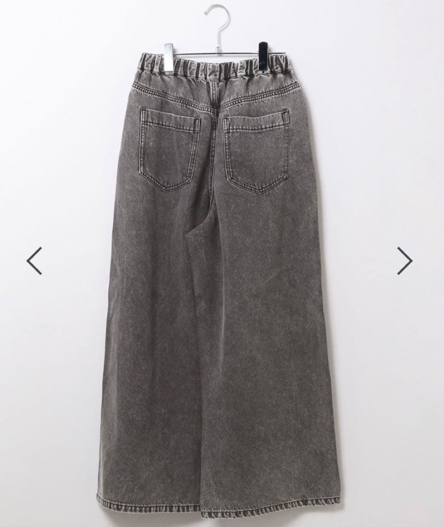 新品 LEPSIM イージーデニムパンツ ケミカルグレー