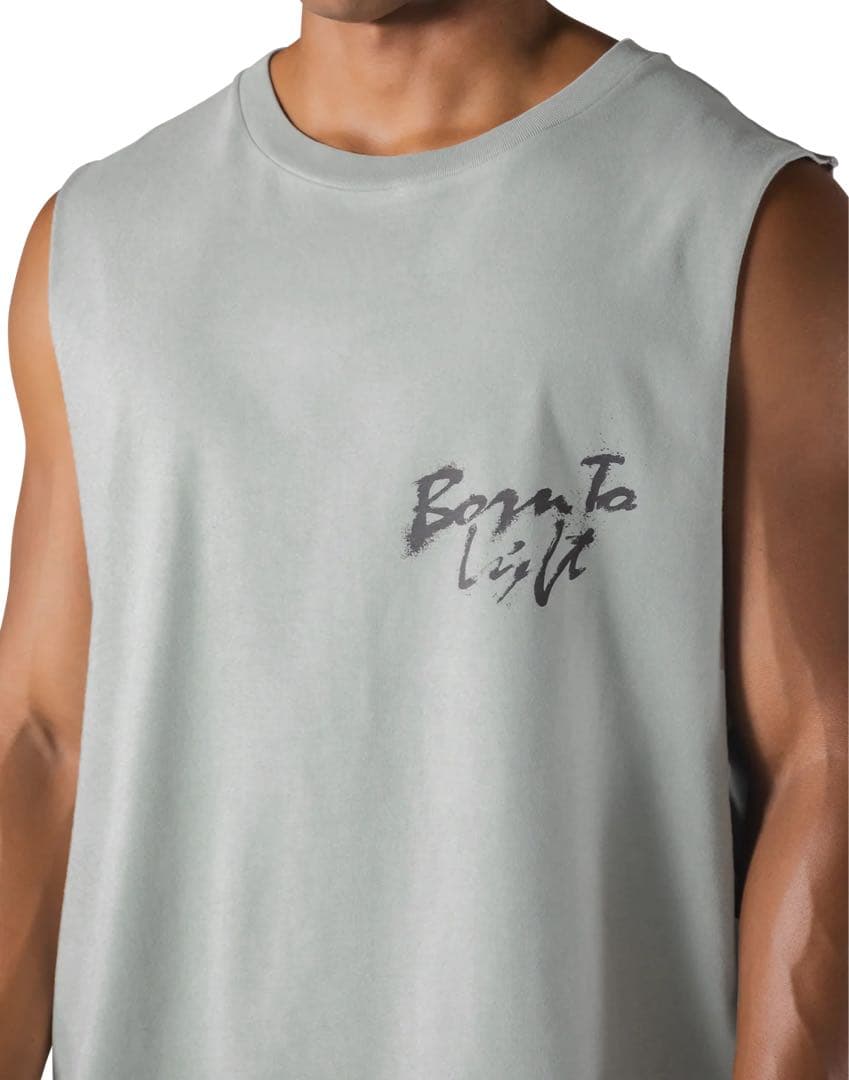 【新品】L LOGO BOX TANKTOPノースリーブ　ミント