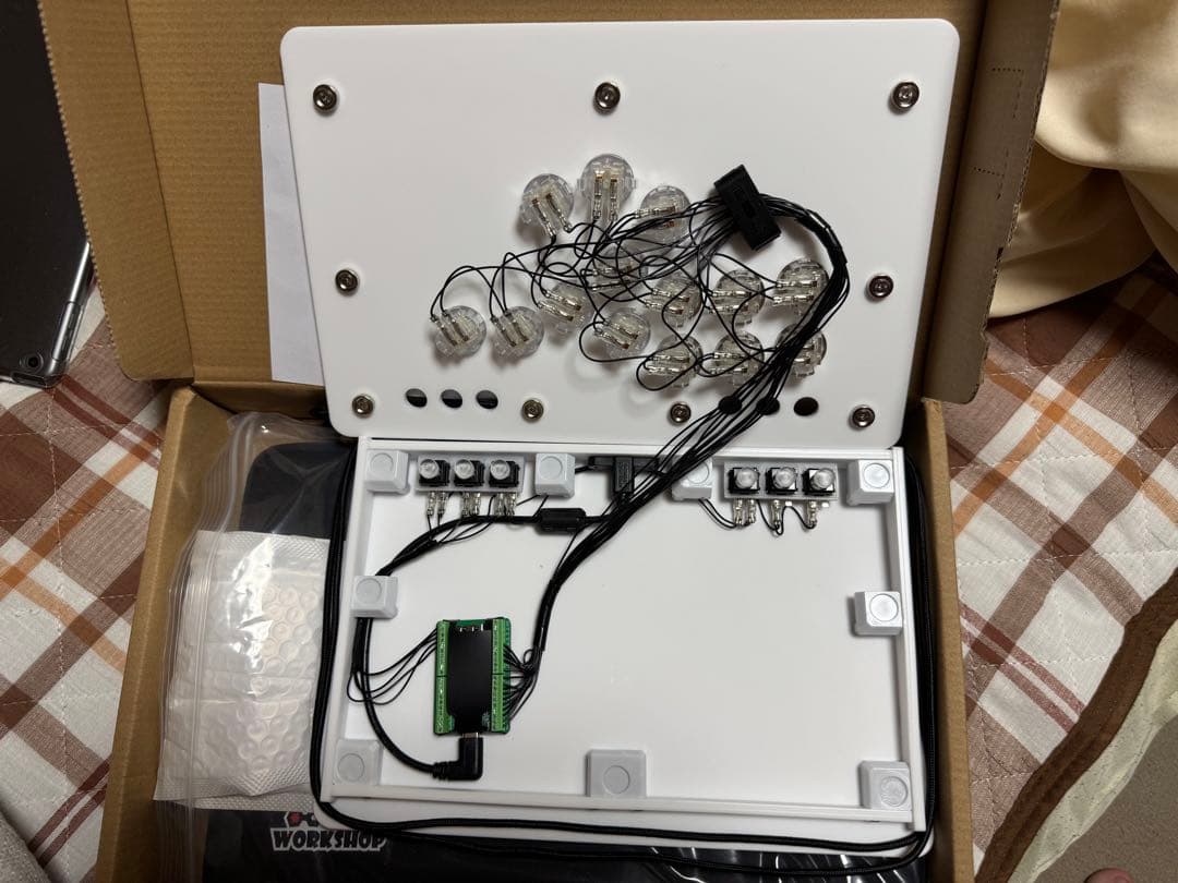 PUNK WORKSHOP アーケードコントローラー ホワイト