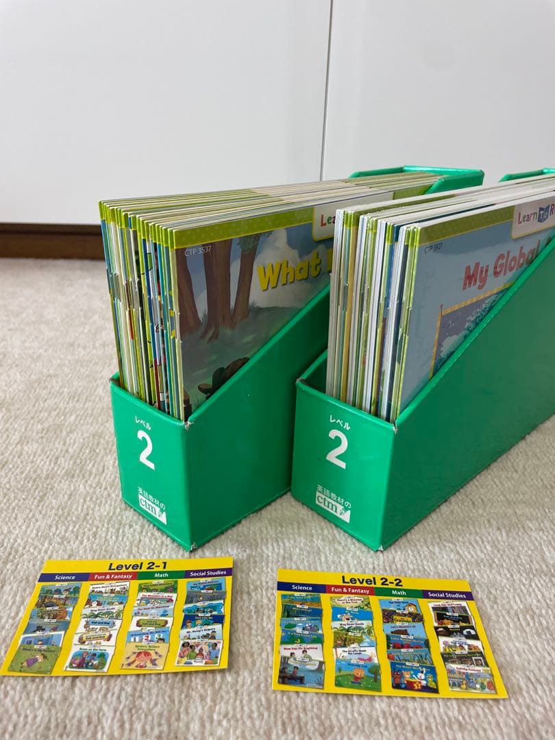 CTP英語絵本 Level 2 (全48冊2-1, 2-2) CD+日本語解説書