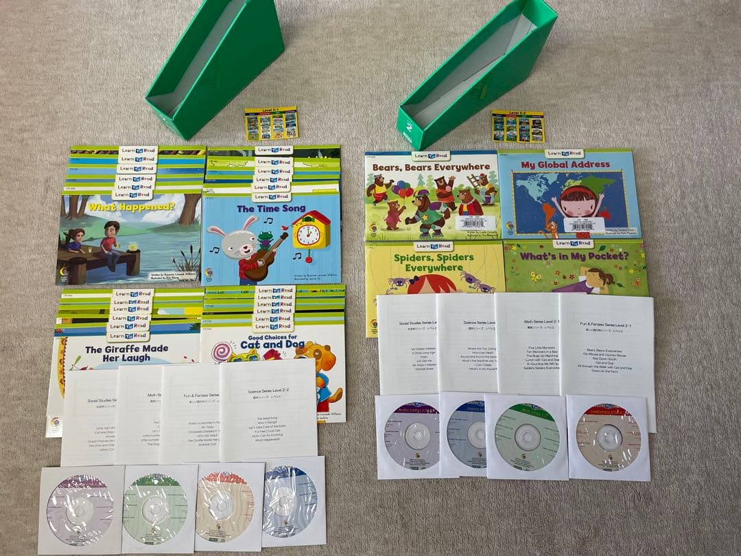 CTP英語絵本 Level 2 (全48冊2-1, 2-2) CD+日本語解説書