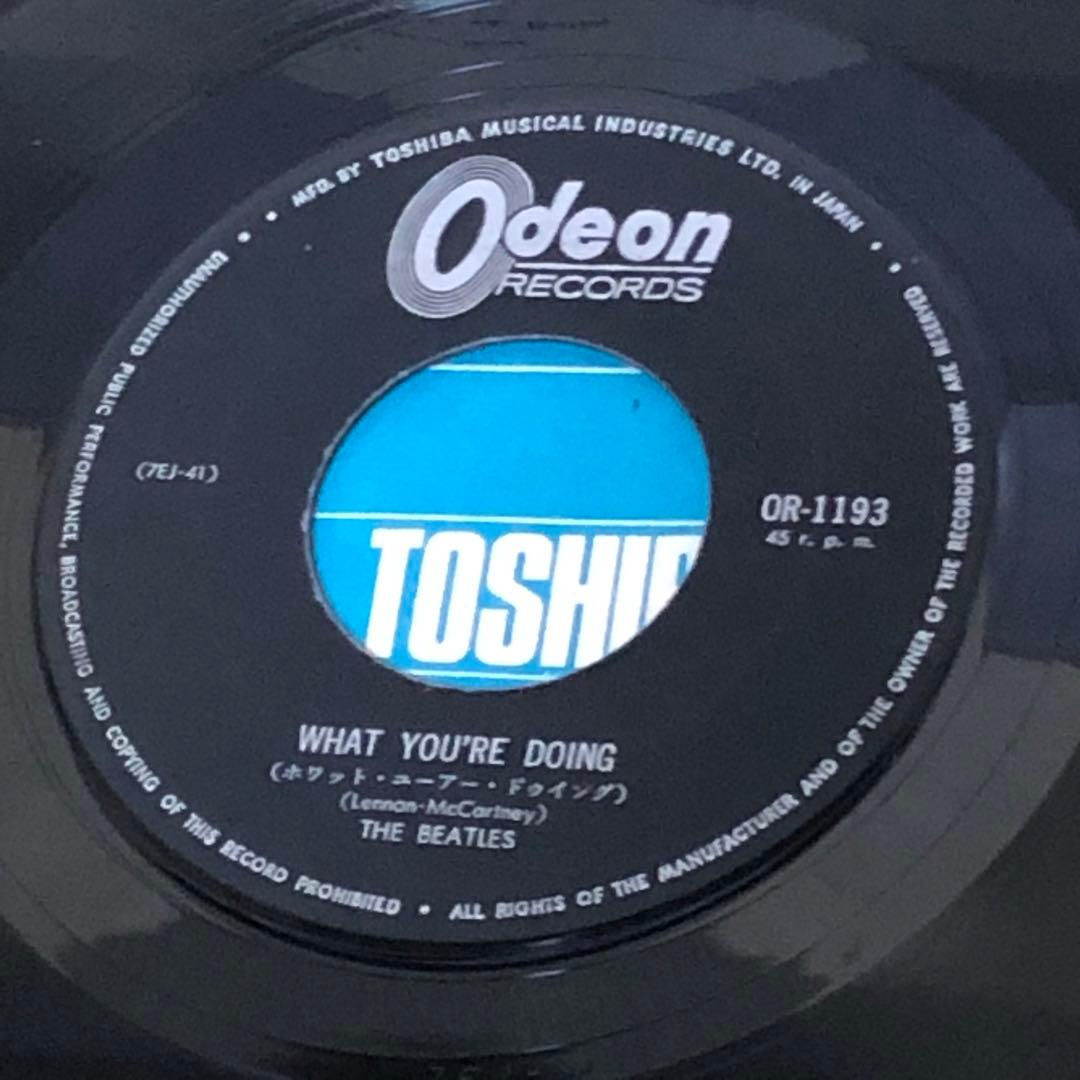ビートルズ ◉希少 フチ有り H 400円盤 ●ミスター ムーンライト